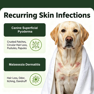 Gouttes topiques à base d'extraits végétaux naturels pour la purification de la peau et le soutien immunitaire des chiens |   Pour petits chiens ≤10 kg / Jusqu'à 22 lb - Product Image 2