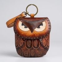 Dompet Kulit Asli Wanita Model Burung Hantu Harga Pabrik, Dompet Wanita, Tempat Ponsel Wanita