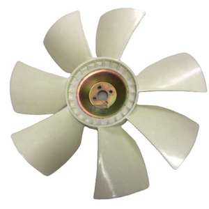 Pièces d'excavateur, moteur diesel 6BG1, pales de ventilateur de refroidissement, 10 pales, 430 mm de diamètre extérieur, trou de montage 8H, 1136603281 pour Hitachi - Product Image 1