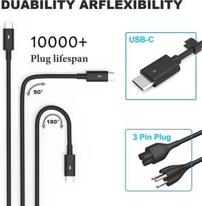 <span class=keywords><strong>Chargeur</strong></span> pour ordinateur portable <span class=keywords><strong>USB</strong></span> <span class=keywords><strong>C</strong></span> 45W Adaptateur secteur 45W pour <span class=keywords><strong>Dell</strong></span> <span class=keywords><strong>XPS</strong></span> 12 9250 <span class=keywords><strong>XPS</strong></span> <span class=keywords><strong>13</strong></span> 9360 Latitude 7275 7370 LA45NM150 0HDCY5 Alimentation pour ordinateur portable - Product Image 3