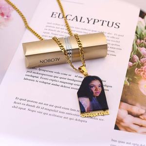 Collar con Colgante de Retrato Personalizado, Placa con Nombre de Personaje, Collares de Diseñador de Moda, Joyería con Foto Personalizada - Product Image 6