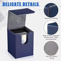 Boîte de rangement magnétique en cuir PU de haute qualité, fabriquée par Torson, pour cartes de sport TCG, jeux de cartes MTG Commander