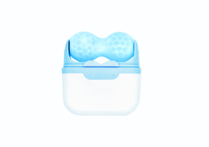 Rouleau à glace en silicone <span class=keywords><strong>2</strong></span> en <span class=keywords><strong>1</strong></span> en forme de V et tête de refroidissement plate pour le visage, les yeux et le corps blanchissant <span class=keywords><strong>Derma</strong></span> Rolling System - Product Image 2