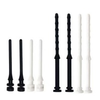 Rivets en silicone amortisseurs de chocs, broches anti-vibrations en caoutchouc pour montage de ventilateurs de refroidissement de boîtier d'ordinateur