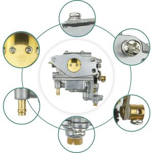 船用舷外发动机化油器雅马哈汽油二冲程二缸8/9.9马力新船用3303-895110T01 895110T11 8M010446 - Product Image 1
