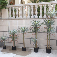 Fournisseur d'usine en gros Plante artificielle Agave Sisalana Bonsaï Décoration de jardin intérieur Écologique Thanksgiving Pâques
