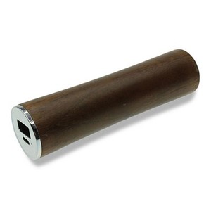Chargeur portable cylindrique 2000 mAh en bois écologique avec logo personnalisé, vente chaude en usine - Product Image 2