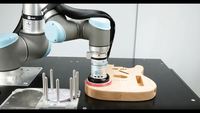 UR UR10 Robot Cobot avec ponceuse à polir Broche électrique Onrobot SANDER et HEX-E/H QC pour bras de robot collaboratif