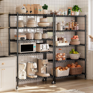 Kệ lưu trữ tự do với 5 "Bánh Xe Tải 800lbs có thể điều chỉnh kệ kim loại 5 tầng để lưu trữ Kệ nặng - Product Image 3