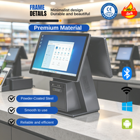 Terminal de point de vente intelligent, machine de point de vente, écran tactile 15,6 pouces, système de point de vente tout-en-un, caisse enregistreuse, machine de caisse, EPOS, caisse enregistreuse