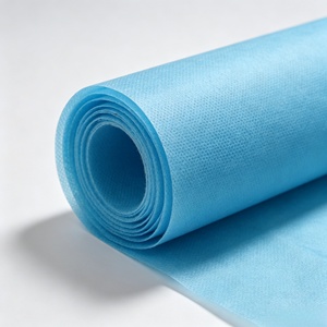 Rollo de Tela No Tejida SMS Azul de 60 GSM de Alta Calidad para Uso Médico, Suministro de Fábrica, para Batas Quirúrgicas - Product Image 2