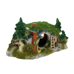 Reptil Caja Refugio Ornamento Gran Acuario Decoración Hobbit Casa Cueva Pescado Escondite - Product Image 5