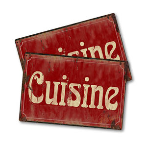 Dekorative Metall kunst Wand schilder Sonder anfertigung 20*30CM Küche Chambre Amer Picon Retro Blechs childer Frankreich Metalls child - Product Image 6