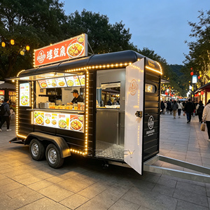 OEM Ice Cream Mobile Horse <b>Box</b> Truck Fully Equipped Street Food Cart DOT Pizza <b>Trailer</b> - Product Image 1