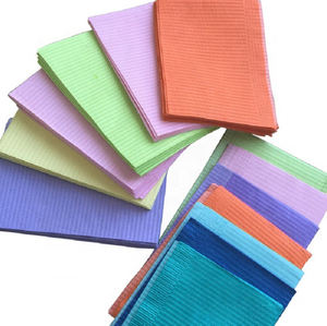 Bavaglini Dentali Monouso Impermeabili Colorati, 2 Strati di Carta, 1 Strato di Polietilene, Grembiule per Pazienti - Product Image 3