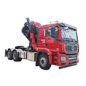 Camion tracteur Shacman 6X4 à 10 roues avec grue hydraulique pliante de 20, 25 ou 30 tonnes à vendre - Product Image 1