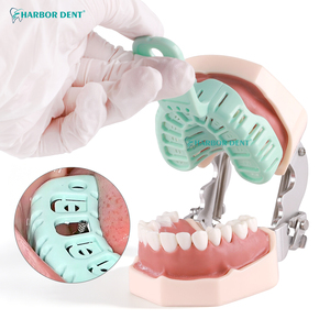 Plateaux d'empreinte dentaire pour implants, supports de dents en plastique, déflecteurs pliables en plastique, tailles S/M/<span class=keywords><strong>L</strong></span>, pour implantation dentaire - Product Image 3