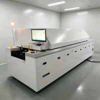 Sistem Penyolderan Nitrogen Reflow 10-Zona Serbaguna Baru Oven Presisi Tinggi PLC Bearing/Gearbox untuk Lini Perakitan SMD KTR-1000