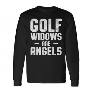 T-shirt a maniche lunghe Golf Widow Wife Angel Golfer - Product Image 2