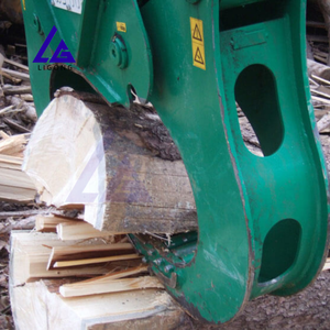 Puissant séparateur de bûches de cisaillement d'arbre pour excavatrices avec une forte force de cylindre et des dents remplaçables - Product Image 6