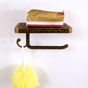 <span class=keywords><strong>WC</strong></span> <span class=keywords><strong>porte</strong></span>-serviettes en papier Antique salle de bains <span class=keywords><strong>porte</strong></span>-mouchoirs <span class=keywords><strong>mural</strong></span> en aluminium 3M sans clou avec crochet <span class=keywords><strong>porte</strong></span>-papier toilette - Product Image 3