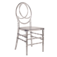 Chaises Chiavari en résine PC transparente, style Phénix, modernes, pour mariages, banquets, événements, fêtes et restaurants - Vente en gros