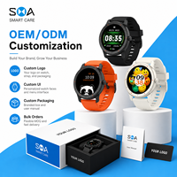 Reloj Inteligente Deportivo Redondo OEM ODM con Monitor de Frecuencia Cardíaca y SpO2, Llamadas y Seguimiento de Actividad Física para Pedidos al por Mayor