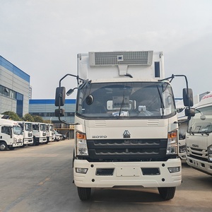 Camion de transport de poussins Howo, pour poussins d'un jour, avec caisse isotherme en panneaux PU, étagère en acier inoxydable et réfrigérateur Thermoking - Product Image 2