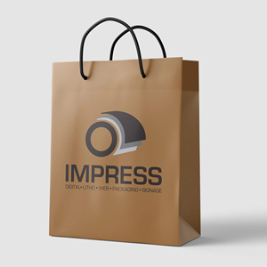 Custom Design Logo Kraft Paper Gift Shopping <b>Clothes</b> Food Takeway Bag with Handles - Product Image 3