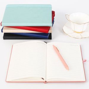 Bloc-notes d'affaires personnalisé en couleur unie, format A5, imitation cuir, personnalisation du logo - Product Image 2