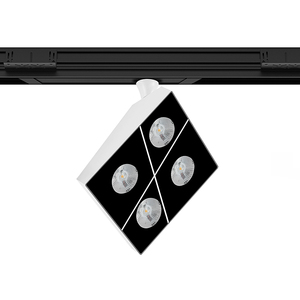 Sistema de riel de pista magnética SCON, lámparas de pie de enfoque ajustable Led, iluminación interior, luz comercial, alta GRI de SC-XTD238 - Product Image 1