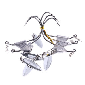 5ピース/バッグ1/0 <span class=keywords><strong>3</strong></span>/0 5/0リードヘッド釣り高炭素鋼サークル釣りフック - Product Image 6