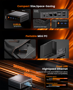 มินิพีซี 5 7640HS DDR5 NVMe SSD USB4 WiFi 6 BT5.2 แลนคู่ คอมพิวเตอร์ตั้งโต๊ะ 4K รุ่น WO4-7640HS ใช้หน่วยประมวลผล Ryzen 7640HS ให้ประสิทธิภาพสูง - Product Image 4
