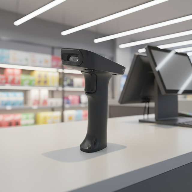 Ultra-long Standby Wireless 2D Handheld Barcode Scanner Suitable for Convenience Stores