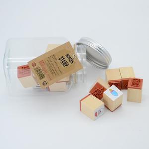 OEM จำนวนของเล่นซีลยางครูเด็กไม้การ์ตูนน่ารักไม้เด็กแสตมป์ยาง - Product Image 3