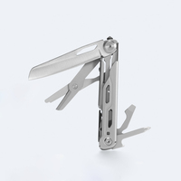Outil multifonctionnel portable pour le camping en plein air, couteau pliant en acier inoxydable de qualité industrielle, ciseaux