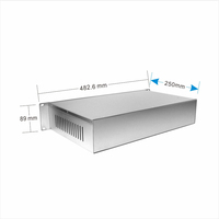 Boîtiers de serveur électroniques industriels en aluminium sur mesure 1U 2U 3U 4U certifiés ISO9001/ROHS, service OEM/ODM