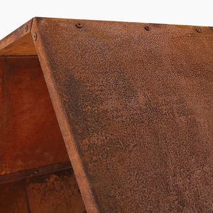 HUIDING Outdoor Honeycomb Cold-Rolled Steel Firewood <strong>Log</strong> Rack Set for Backyard, Patio, Lawn - Product Image 2