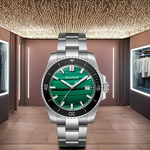 Reloj de Hombre Personalizado Luminoso de 42 mm con Esfera Turquesa, Resistente al Agua, Movimiento Japonés NH35, Mecánico Automático de Acero Inoxidable - Product Image 2