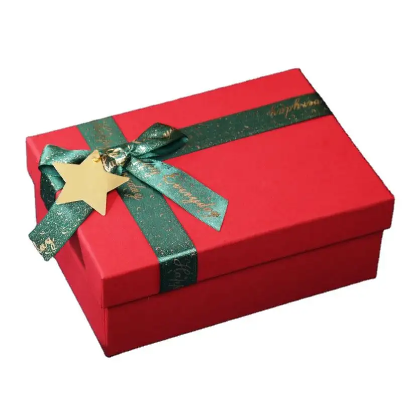 Caja de regalo de Navidad Festival de primavera festivo rojo Saludos y regalos de cumpleaños de Feliz Año Nuevo