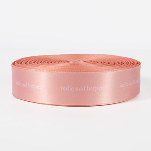 サテンリボンロール3mm10mm 16mm 25mm 38mmカット長両面ウェディング工場カスタム - Product Image 2