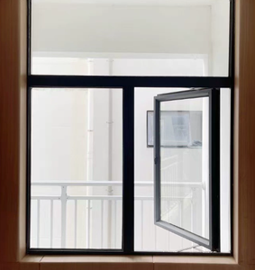 Aluminum Casement Windows And Doors awning energy saving insulated glass ISO9001 for commercial - Product Image 5