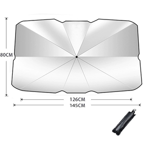 Sombrilla ultravioleta para coche, paraguas plegable, estilo de negocios clásico, Manual de Metal para adultos, regalos de negocios personalizados - Product Image 1