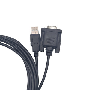 สายเคเบิลอะแดปเตอร์แปลงสัญญาณแบบ RJ45 เป็น DB9 สำหรับตู้ PLC อุตสาหกรรม ติดตั้งแบบคงที่  พร้อมปลอกหุ้ม PVC  แบบ OEM - Product Image 5
