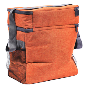 Orange Double Thermal PVC <b>Tote</b> <b>Bag</b> 25 L Large Capacity Reusable Eco-Friendly Aluminum Foil Zipper for Wine Food <b>Travel</b> Custom - Product Image 2