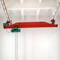 Pont roulant monopoutre LD avec palan électrique à câble et télécommande sans fil