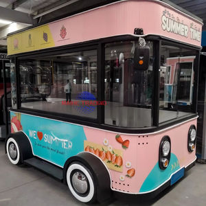 Camión de Comida Móvil Eléctrico de Gran Espacio para Negocios de Comida Rápida, Batería de Larga Duración, Estructura de Acero Inoxidable, Fácil Montaje - Product Image 4