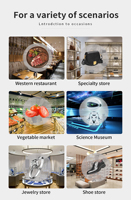 Équipement holographique d'intérieur du système d'affichage du projecteur LED de l'hologramme 3D du fournisseur OEM pour les ventilateurs holographiques de vitrine publicitaire