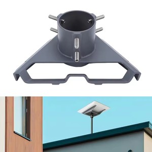 Adaptateur de support en alliage d'aluminium pour Starlink Gen 3 V4, adaptateur de tuyau, résistant aux intempéries, kit de montage au sol robuste, accessoires - Product Image 4