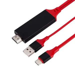 Высококачественный кабель-переходник с USB 3,1 типа C на H DMI Ultra HD 1080P 4k usb c на H DMI кабель для Samsung S8